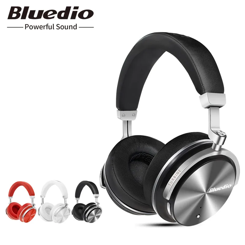 Оригинальные Bluedio T4 Bluetooth Беспроводные наушники с микрофоном ANC активное