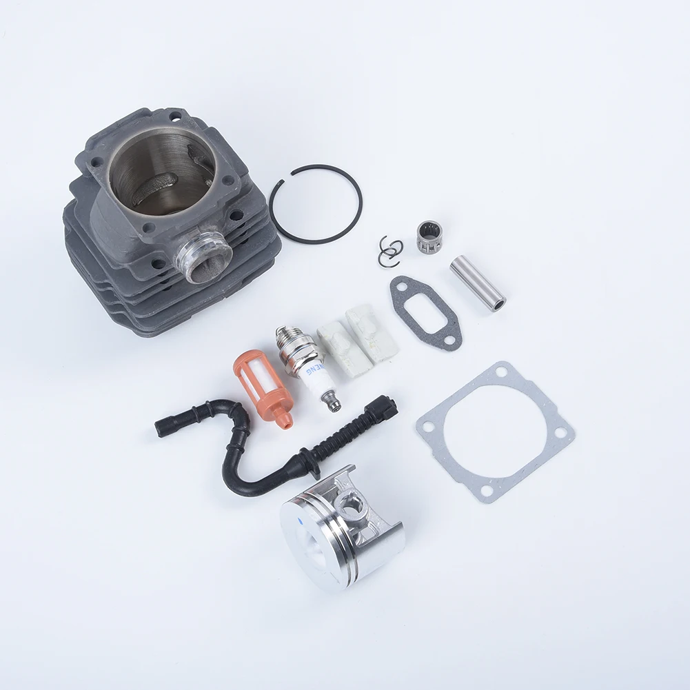 

Chainsaw Spare Parts Muffler Gasket Cylinder Piston Fuel Filter Line Spark Plug