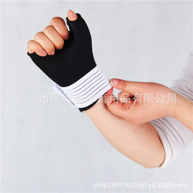 

Sports Fitness Wrist hu shou zhang Bandage Thumb Gloves Basketball Volleyball Wrist Protector