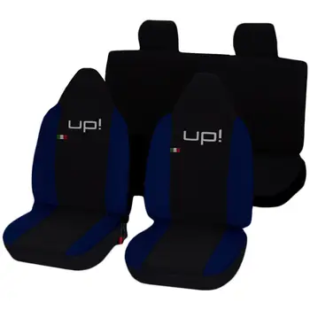 

ASIENTOS PARA AUTOMÓVILES VOLKSWAGEN ARRIBA LINERS BICOLOR NEGRO - AZUL OSCURO