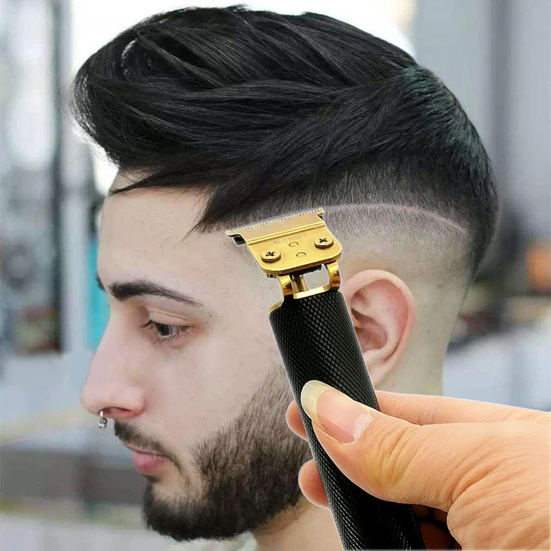 Kemei 1971 B Pro Li T-Outliner Skelet Zware Hitter Cordless Trimmer Mannen 0 Mm Kaalhoofdige Tondeuse Afwerking Haar snijmachine | Бытовая