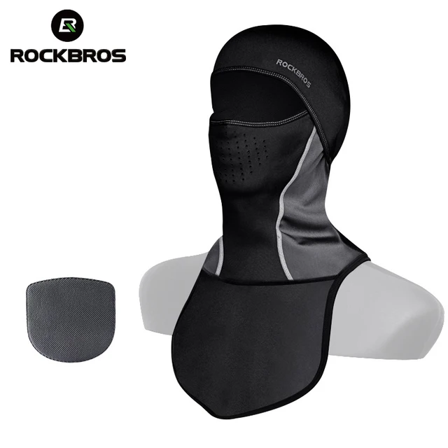 US $7.88 ROCKBROS Winter Thermal Fleece Ski Mask Snowboard Hood Full Face Cover Scarfs Cycling Face Mask Out