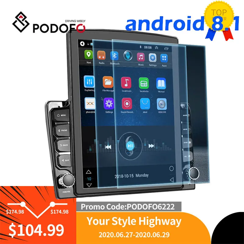 Автомобильная магнитола Podofo 2din, Android, 10,1 ", 2DIN автомобильный мультимедийный плеер, gps, Авторадио для 2 DIN Volkswagen Nissan, Универсальная автомобильная стереосистема|Мультимедиаплеер для авто| | АлиЭкспресс