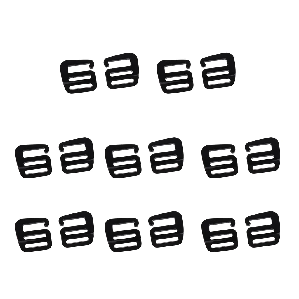 16pcs Backpack G Hook Webbing Buckle Tactical Hardware, lightweight Strong