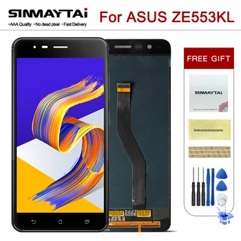 

New 5.5" For ASUS ZenFone 3 Zoom ZE553KL LCD Display Touch Screen Digitizer Assembly Replacement For ASUS Z01HDA LCD With Frame