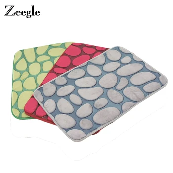 

Zeegle 3D Pebble Embossed Mat For The Hallway Entrance Doormat Non-slip Bedroom Carpets Mats For Bathroom Absorbent Kitchen Rugs