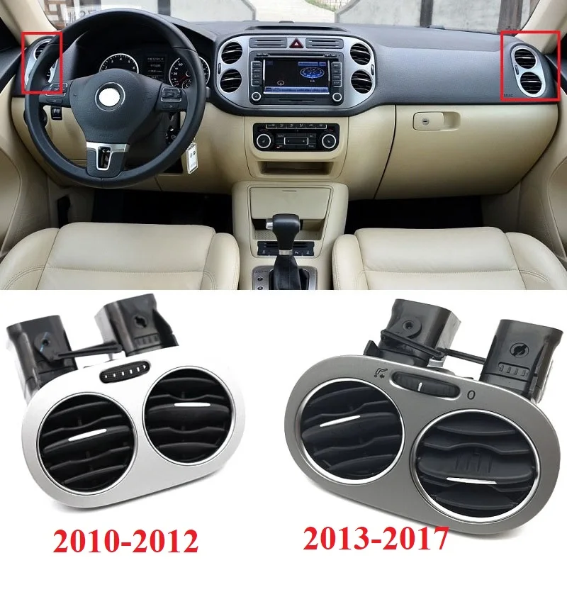 Кондиционер Lofty Richy для Volkswagen Tiguan 2010-2017 задний подлокотник решетка кондиционера