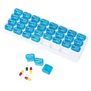 

Hot Portable Pill Organizer Tablet Pill Storage Box Tool Box Plastic Health Care Splitters Medicine I5E9