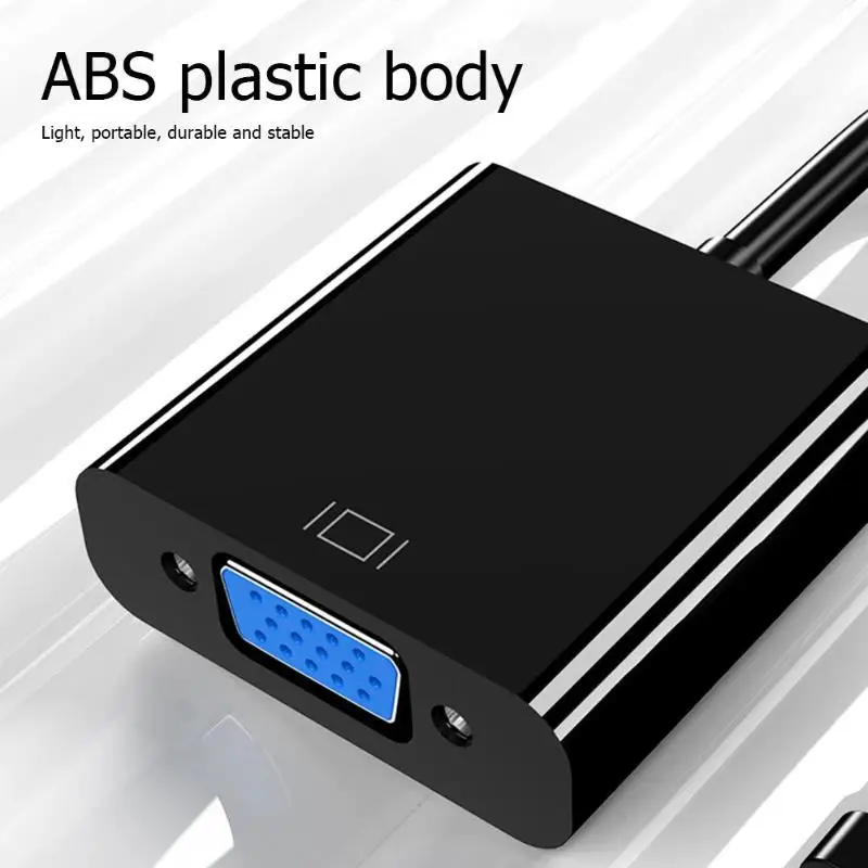 Hw2218 DVI в VGA кабель преобразования 1080p Высокое разрешение качество изображения привод бесплатно подключи и играй работает для ПК HDTV монитор