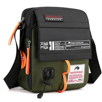 ⁦2024 New Style Shoulder Fashion Messenger Backpack Outdoor Sports Travel Bag Lightweight Nylon Waterproof Bag⁩ – תמונה ⁦2⁩