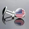 Countries National Flag Cufflinks Color Men Fashion Shirt Cuff Links Buttons Packing with Cufflinks Box Dropshipping ► Photo 2/6