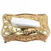 Gold/Silver European Luxury Acrylic Tissue Box Hotel Restaurant Napkin Holder Household Tissue Box WF911350 3