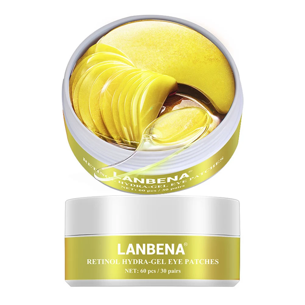 Retinol Маска для глаз с гиалуроновой кислотой для женщин, коллагеновая повязка для глаз, уход за кожей, увлажняющая, против старения, удаляет темные круги, маска для глаз, маски для глаз - Цвет: Retinol