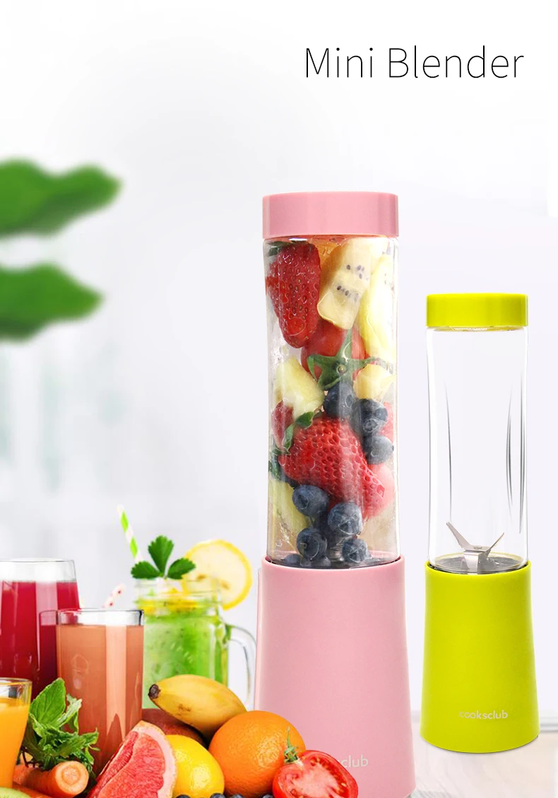 COOKNSHARE Мини Блендер портативный миксер кухонный фруктовый сок Batidora Liquidificador экстрактор Licuadora измельчитель купить один получить чашку