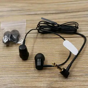 

MH755 L Shape Portable Clear Earphones Outdoor Sound Travel Stereo 3.5mm Jack Long Short Wire Soft Lightweight In-Ear For Sony