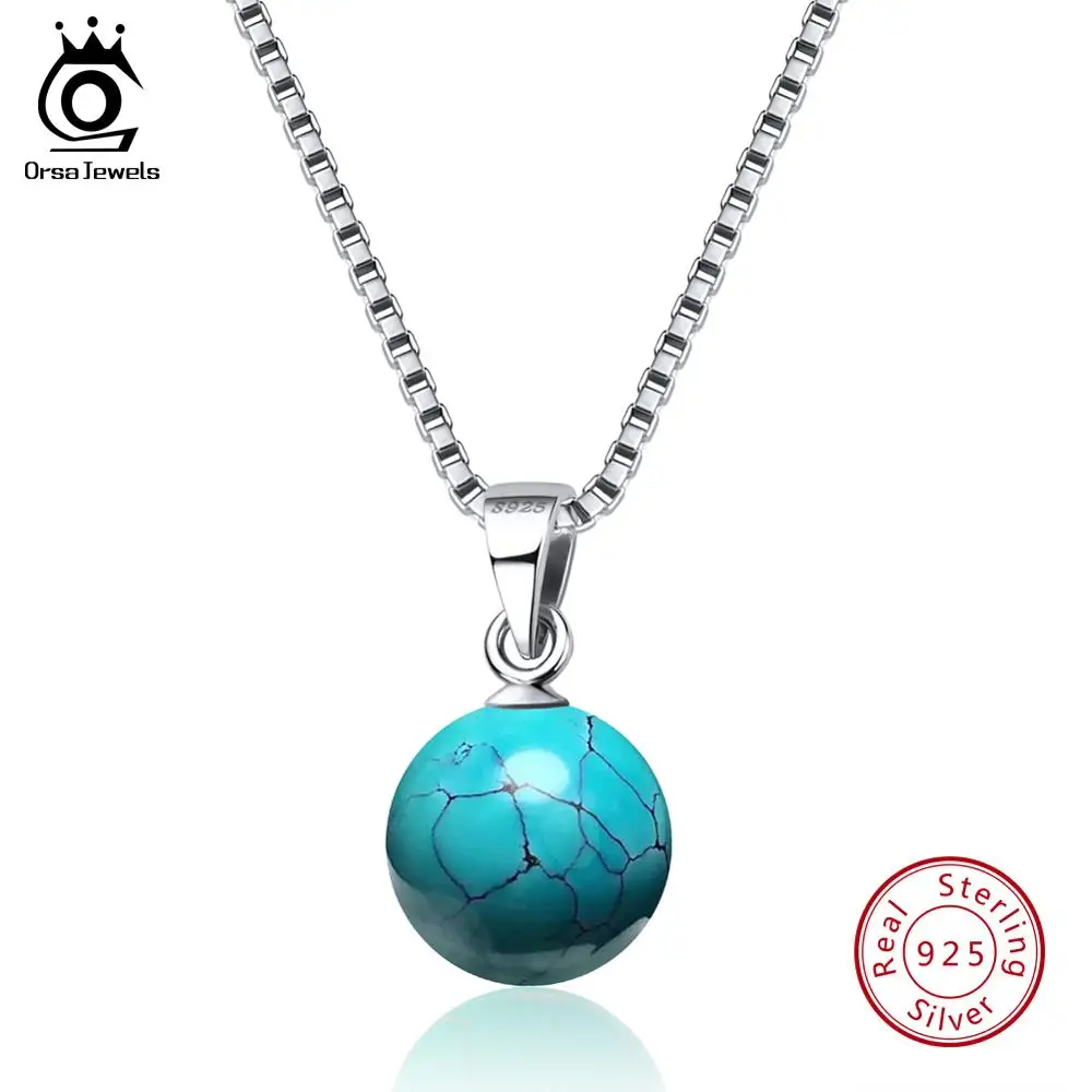 Женское ожерелье из серебра 925 пробы с натуральным камнем|sterling silver necklace|925 sterling