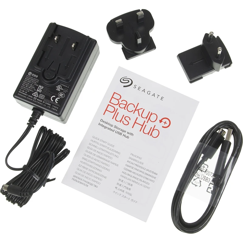 Жесткий диск Seagate Original USB 3.0 4Tb STEL4000200 Backup Plus Hub 3.5" черный