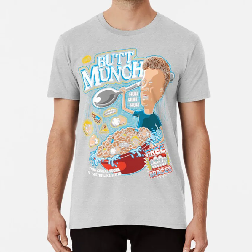 Butt Munch футболка beavis и butthead корнхолиос коробка хлопьев butt munch todd nachos marshmalles milk fart