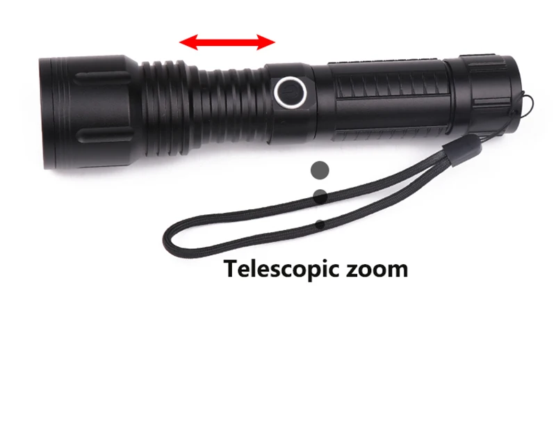 Litwod Z401446 50000LM XHP70.2 светодиодный фонарик CREE XHP50 высокомощный тактический Водонепроницаемый фонарь 18650 26650