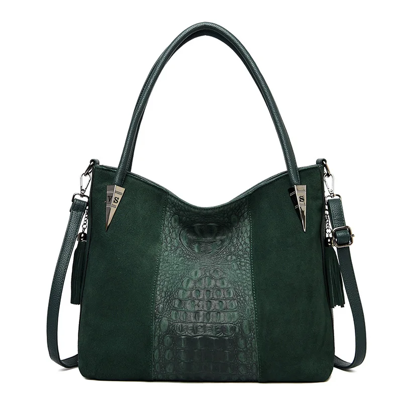 Женские роскошные сумки меховые женские сумки шопперы сумка-мессенджер Bolsas сумки на плечо кожаная сумка через плечо женская сумка - Цвет: Green