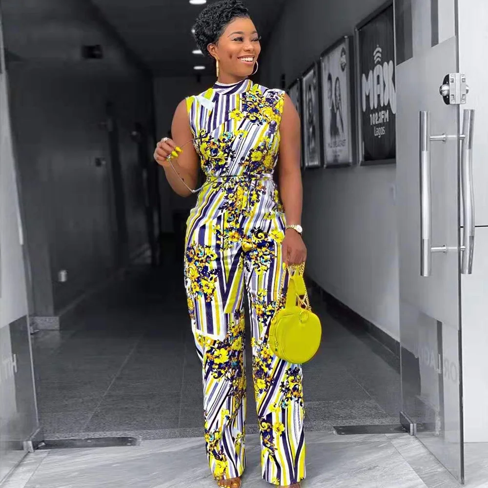 african print playsuit