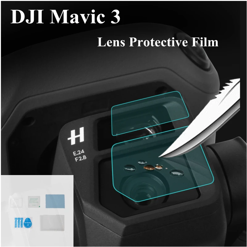 

Комплект защитных пленок для объектива DJI Mavic 3 Аксессуары закаленная пленка HD тонкая Взрывозащищенная пленка для DJI Mavic 3