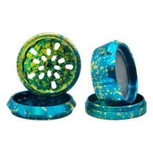 2009 Новая цветная металлическая дымошлифовальная машина с диаметром 63 мм четырехслойная авиационная алюминиевая дымодробилка