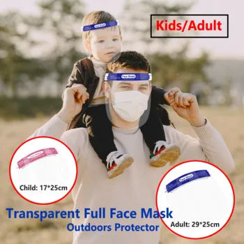 

Dust-proof Adult Kids Face Shield Full Face Mask Mask Protect Mask Rotatable Face Shield Masks Protective Face Mask