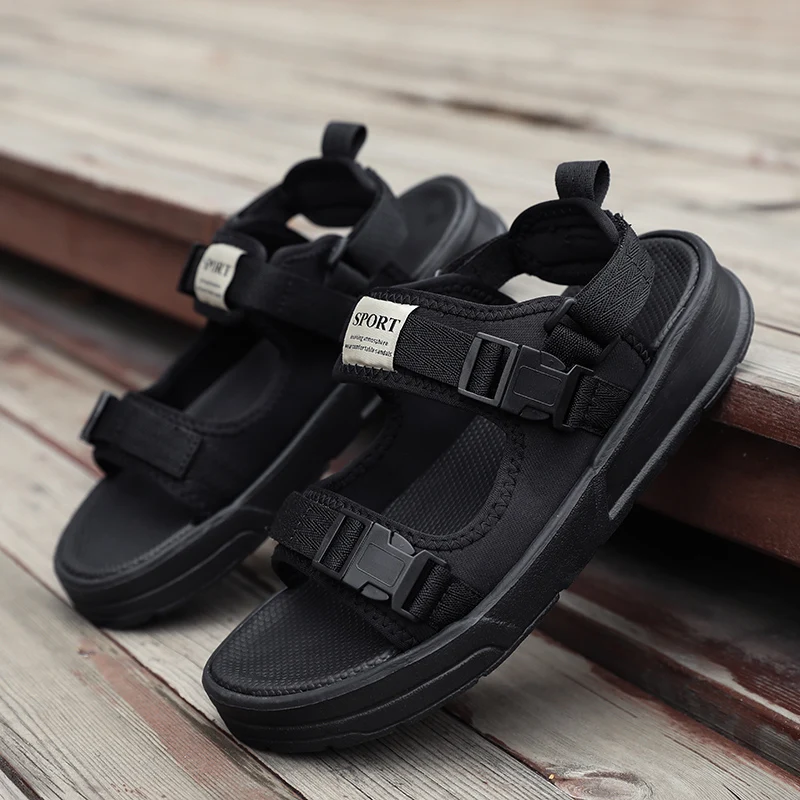 Men Summer Leisure Sandals Mesh-fabric Lightweight Outdoor Sports Shoes for Beach Hiking and Driving sports shoes,summer sandals,mens shoes