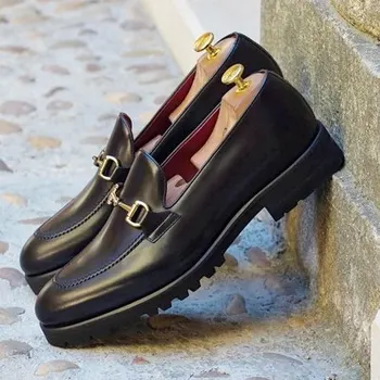 

Men's Shoes New for 2020 High Quality Men Pu Leather Safety Fashion Shoes Male Vinage Classic Loaofers Shoes Soulier Homme 4M699