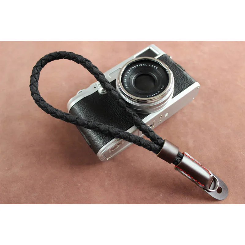 Ремешок на руку для камеры Плетеный холст для рукоделия ремень для Leica Finepix LFX-ING