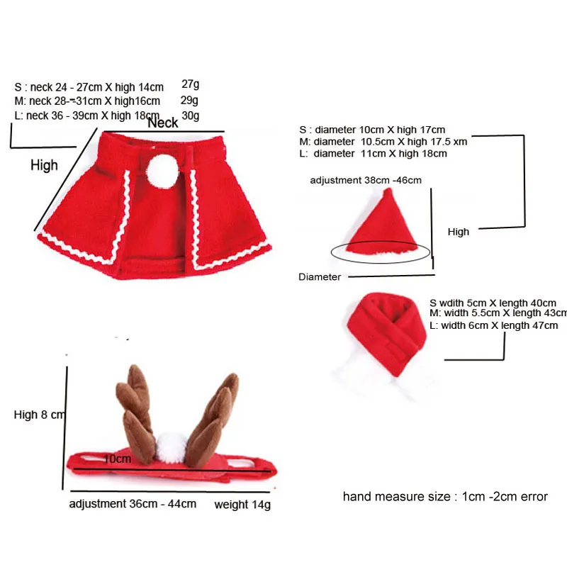 Рождественский костюм капитана кошки, аксессуар для домашних животных, шапка Санта Клауса, Рождественский шарф, повязка на голову, красная Кепка, 4 предмета, аксессуары для костюма кошки