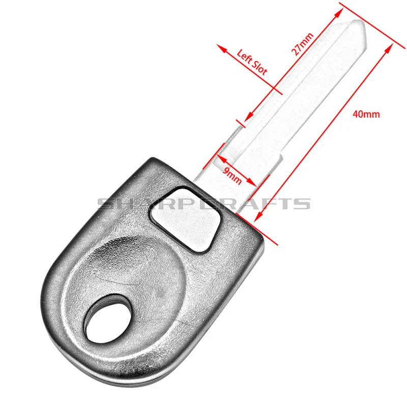 Motorcycle Keys Motorcycle Key Accessories Black Red Blue Motorcycle Blank Key Uncut Blade For DUCATI 748 749 848 999 1098 1198 Monsters 600 620 696 900 ST3 Superbikes