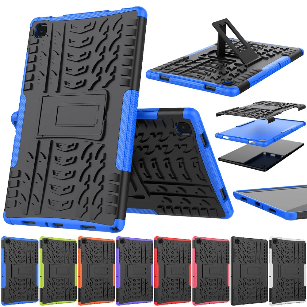

For Samsung Galaxy Tab A7 10.4 2020(T500/T505) For S6 Lite 10.4 2020(P610/P615)Tablet Protective Case Rugged Hybird Cover Stand