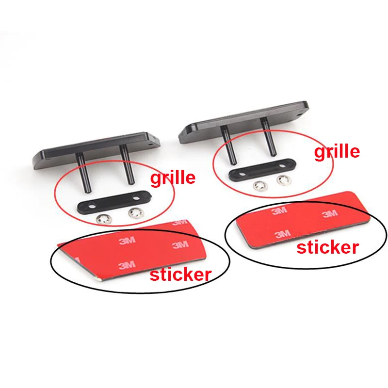 

Car Styling Grille Emblem Trunk Sticker Red Badge Decoration for Honda RS Si for BWM M for Toyota TRD High Quality Acrylic Logo