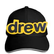 Drew дом с изображением Джастина Бибера и надписью талисман Бейсбол кепки обратили S snapback шляпа с остроконечным