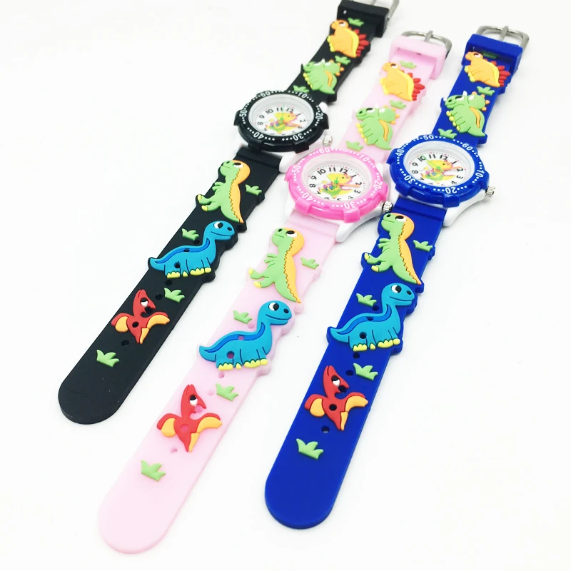 new arrival 3D Jelly Silicone Kids Watches hto fashion girls watches cool boys wristwatches new cartoon clock waterproof children watches 2020 free drop shipping (7)