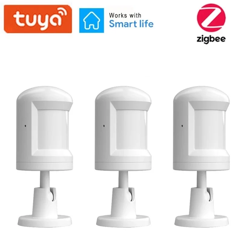 Tuya Zigbee Motion Sensor Zigbee 3.0 Pir Infrared Human Body Detection Smart Home Sensor Support
