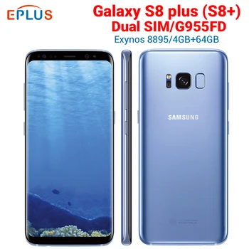 Перейти на Алиэкспресс и купить Новая глобальная версия samsung Galaxy S8 plus Duros S8 + G955FD мобильный телефон с двумя sim-картами 4 Гб 64 Гб Восьмиядерный 6,2 дюймNFC оригинальный 4G телефон