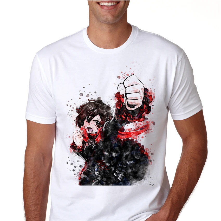 

Rwby Anime T-Shirt Unisex Cotton Tee Shirt Manga Gift Quality N1165 Brand Fashion Tee Shirt