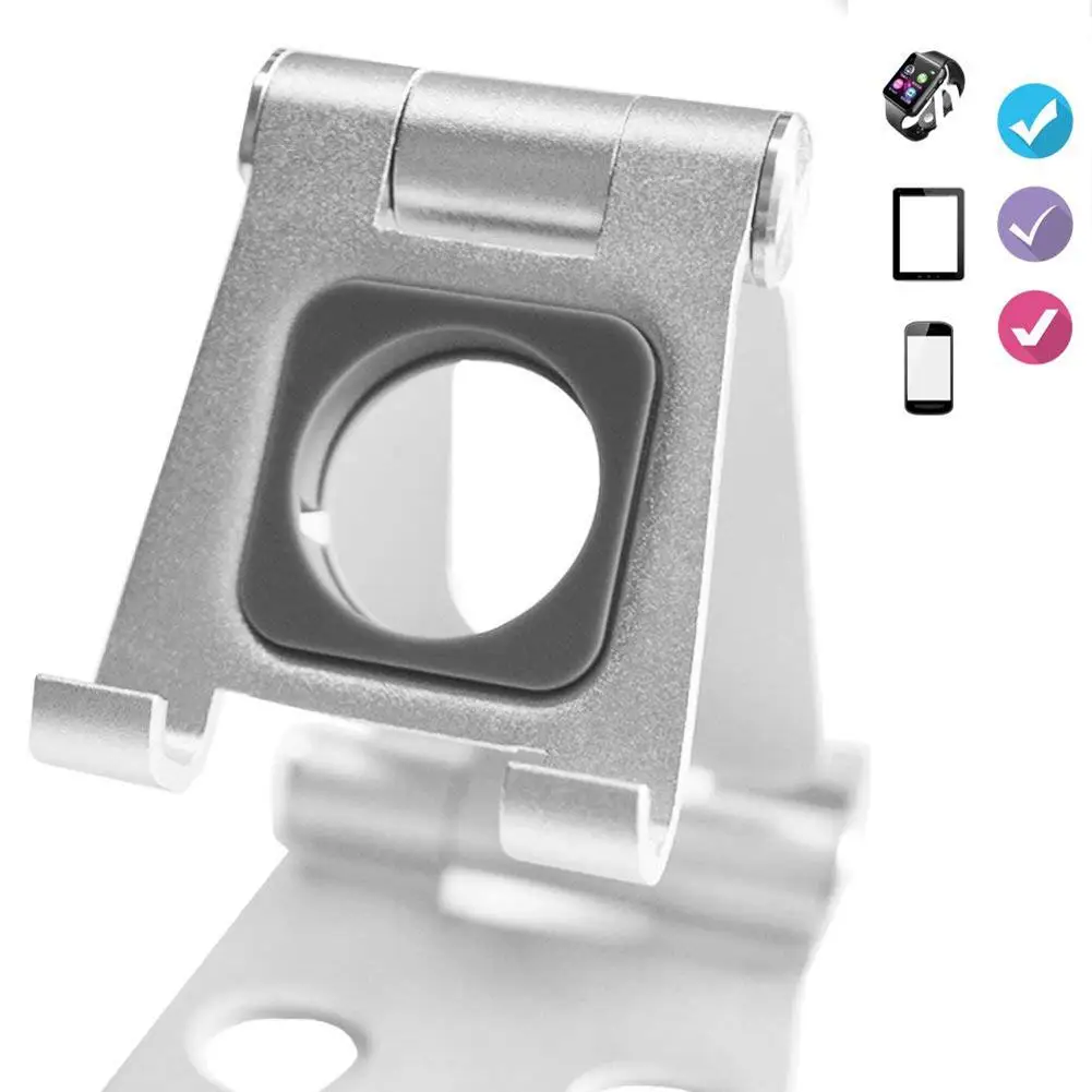 Adjustable Aluminum Portable Desktop Stand For iPhone iPad iWacth Laptops Smartphones R20