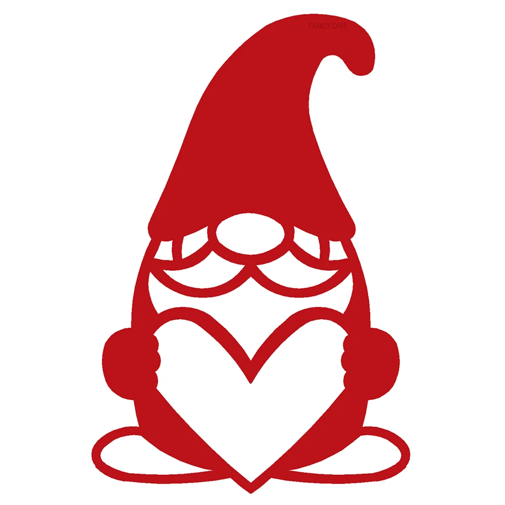 

Christmas Santa Claus Love Cutting Dies Wooden Knife Die Compatible With Most Manual Die Cut Cutters