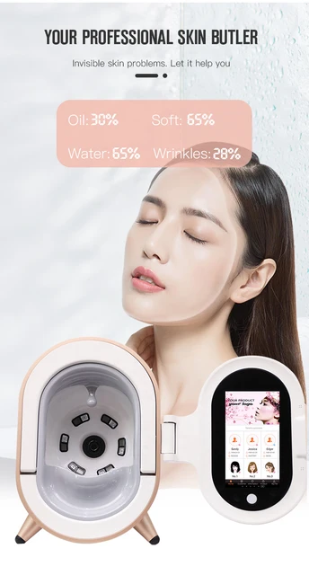 Machine Danalyse De Scanner Dessai De Peau Danalyseur Facial Du Miroir  Magique 3D M9 Avec Lappareil Photo De 20 Mégapixels HD Du 1.283,64 €