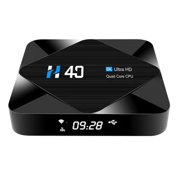Smart TV Box Android 10 0 Allwinner H616 4GB 64GB Google Voice Assistant 4k HD TV Box Android dekoder tanie i dobre opinie ALLOYSEED NONE 100 M CN (pochodzenie) 16 GB eMMC Brak Android TV 2G DDR3 802 11ac 2x USB 2 0 HDR10 4K @ 60 Hz Mali-T720