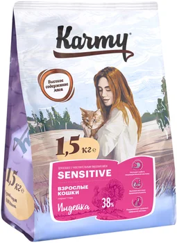 

KARMY KARMY SENSITIVE for adult cats with sensitive digestive turkey