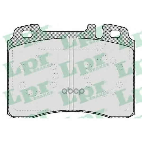 Колодки Тормозные Mercedes W124/W210/R129 87-02 Передние Lpr 05p423 Lpr арт. 05P423