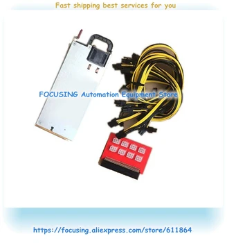 

Dps-1200fb A 438202-001 1200w Switch Power Supply Gpu Open Rig Mining Btc Eth Ethereum 1200 Watt With Switch Card Cable