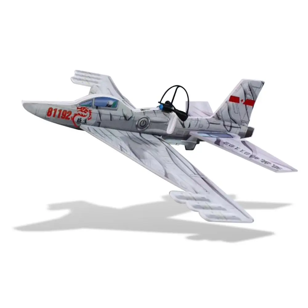 Электрический ручной метательный самолет с светильник Free-fly Fix Wing Epp пена игрушка Usb зарядка авиационная модель игрушка-планер Наружная игрушка
