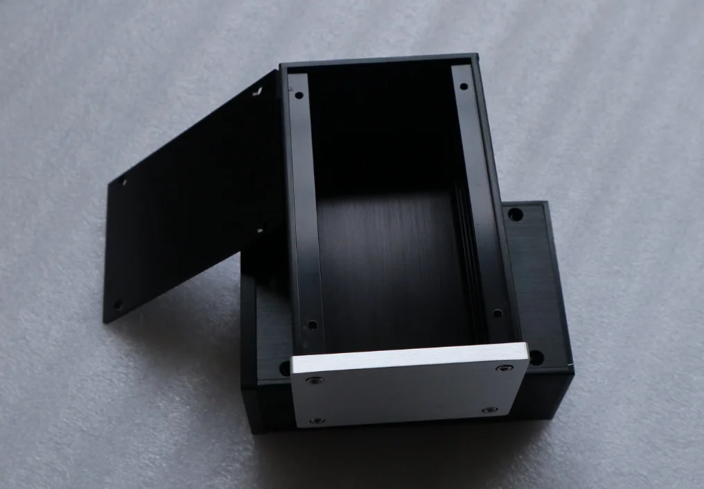 Full aluminum HIFI audio PSU chassis 1070 amplifier enclosure mini desktop box dac case