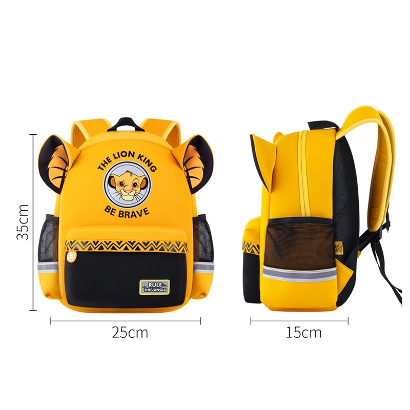 Подлинный Дисней Король Лев Simba 35-38 см школьный рюкзак для детей, мальчиков и девочек мультфильм Король Лев школьная милая сумка Детская игрушка подарок на день рождения
